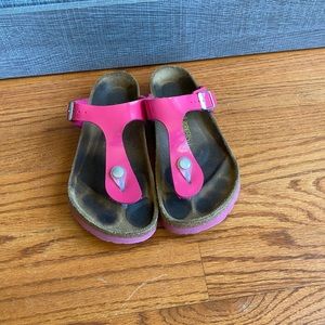 Fuchsia Gizeh Birkenstock Thong Sandal